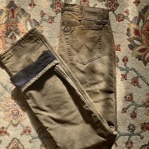 Wrangler Men's Fully Feece Lined Pants